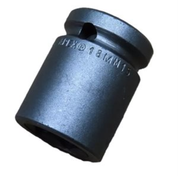 1/2 Sq. Drive Socket X 18mm 6 Pt Hex