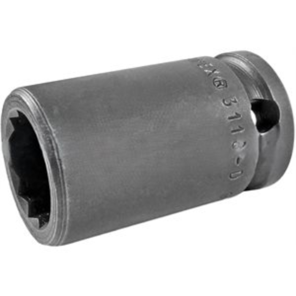 9/16'' 12 Point Standard Socket, 3/8'' Square Drive