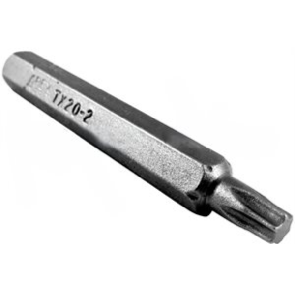 1/4 Hex Bit, Torx Bit T20, 2 Long