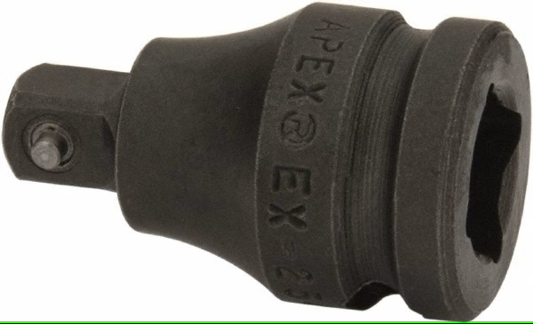 3/8 Sq. Drv Adapter X 1/4 Sq., 1-1/4 OAL