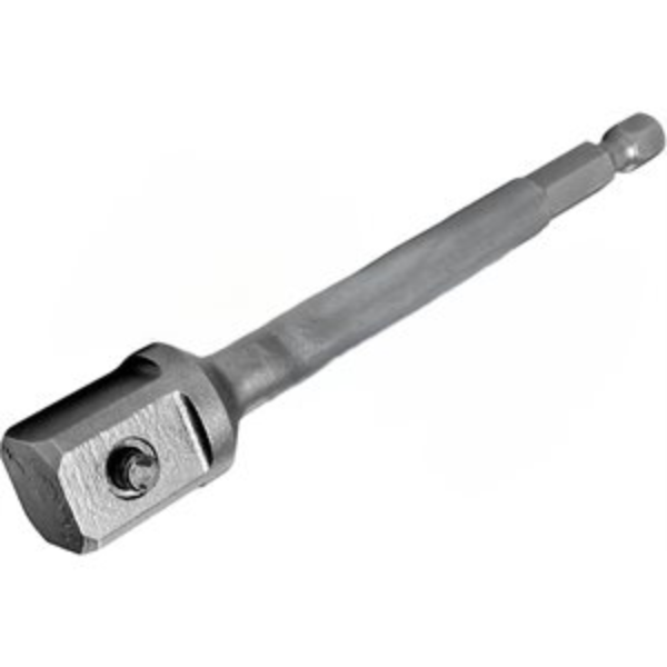 Adaptor, 1/4  Hex Dr X 1/2  Male Sq., 4in OAL