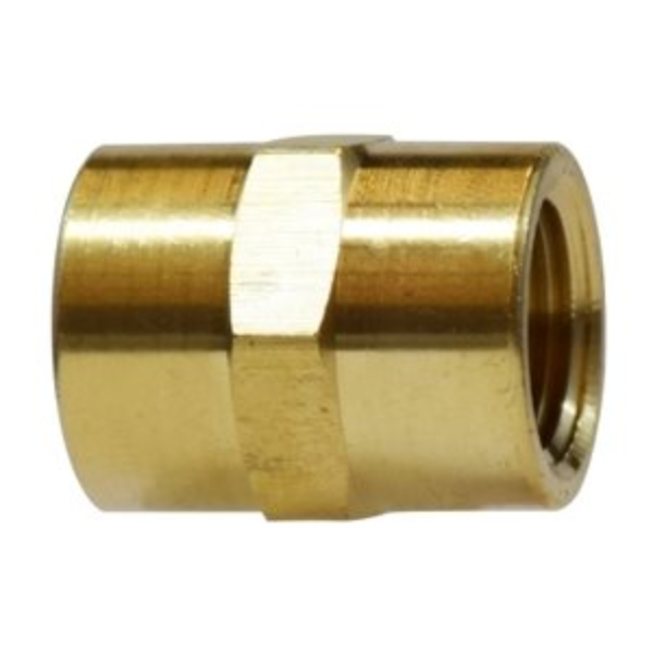 1/4 Double Hex Coupling, Heavy Barstock