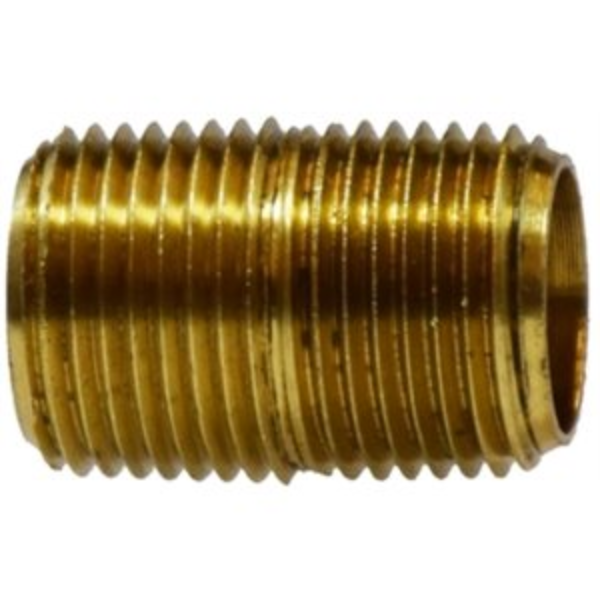 3/8 Close Nipple, Brass