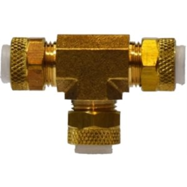 1/2 Poly Tube Union Tee