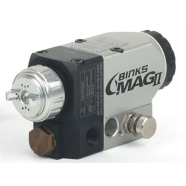 Mag 2 Aa/Uv Auto Gun With Manifold Assembly And Flat Tip Hvlp Air Cap