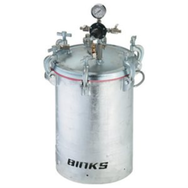 5 Gallon Pressure Tank, Gear Reduced, Agitated, Galvanized, 2 Reg