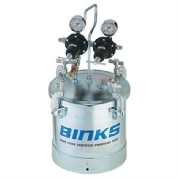 2 Gallon Pressure Tank Gear Reduced Agitated Ss, 1 Regulator