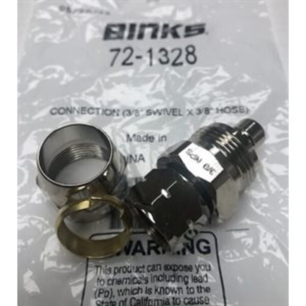 Connection (3/8in Swivel X 3/8in Hose)