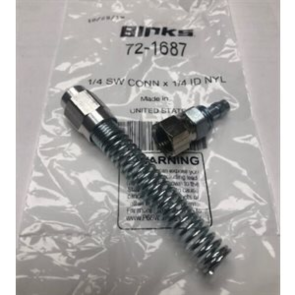 1/4 Sw Conn X 1/4 Id Nyl