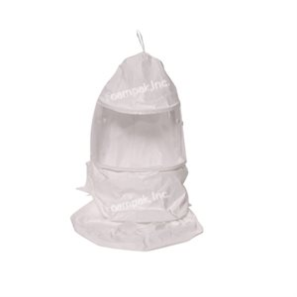 Cc20 Hood Dupont Tychem 2000 Double Bib No Suspension Clamp Connection, Sold per Case