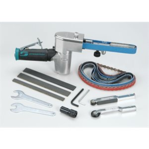 Mini-Dynafile II Abrasive Belt Tool Versatilty Kit, Metric Collet, .5hp
