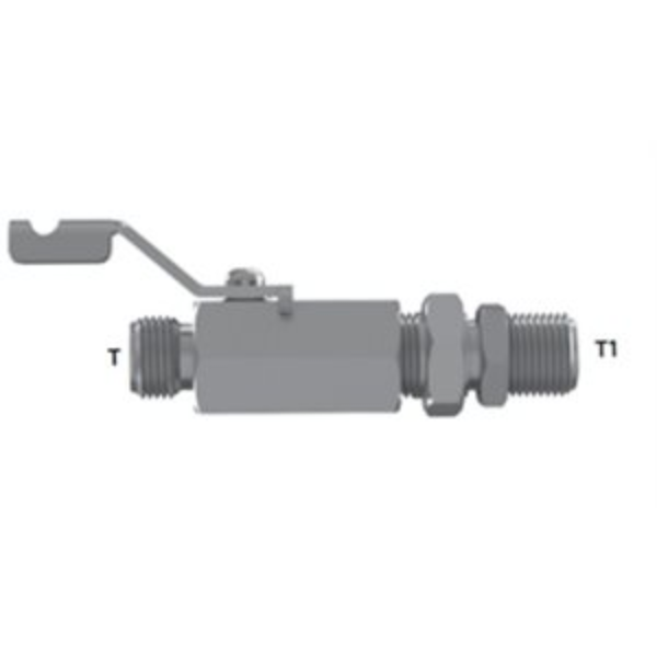 Ball Valve, 3/8in Nps(M) X 3/8in Nps(M) Rb