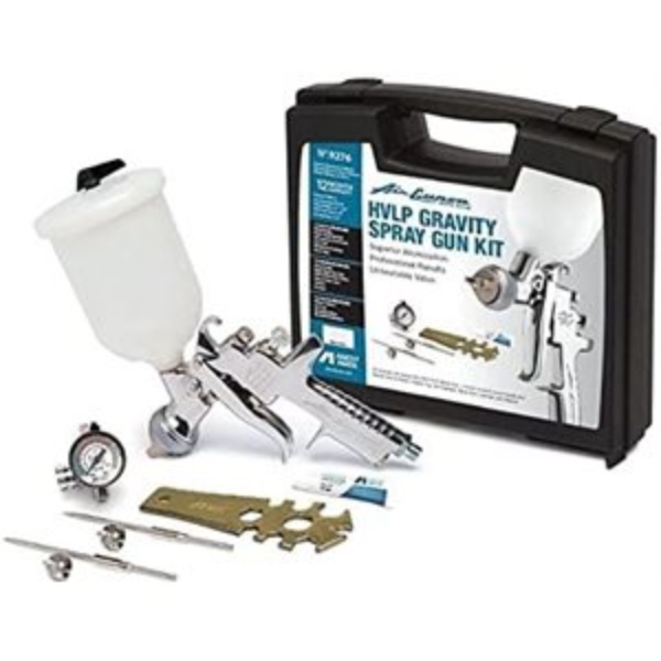 Air Gunsa HVLP Gravity Spray Gun Kit