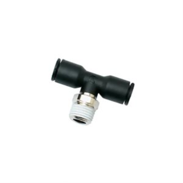 Male Branch Tee, 3/8 OD x 1/8 NPT