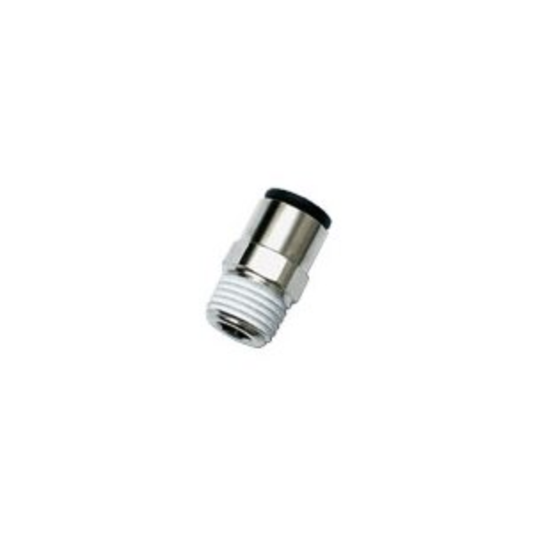 Male Connector, 8mm OD x 1/4 NPT