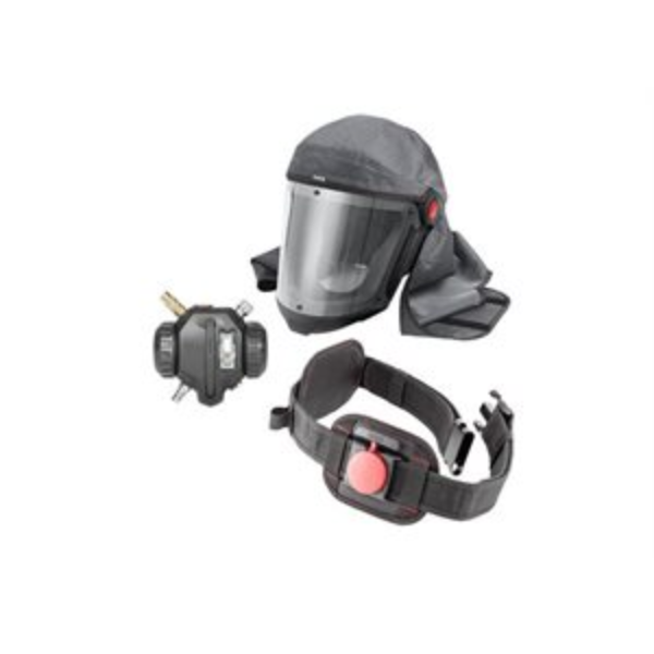Air Vision 5000 w/Belt and Activated Charcoal Air Regulator, for Use with Two Filter Units
