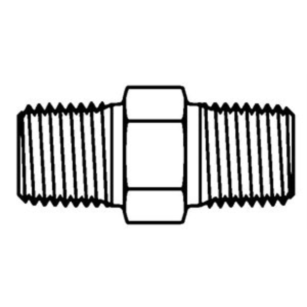 3/8 x 1/4 Hex Nipple