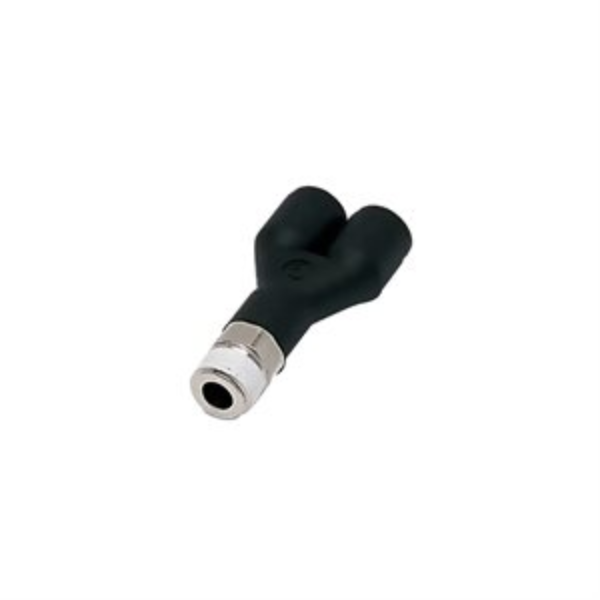Threaded Y Male, 1/4 OD x 1/8 NPT