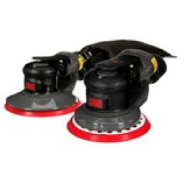 Xtract Pneumatic Random Orbital Sander, 5 in, Self-Generated Vacuum, 3/16 in Orbit