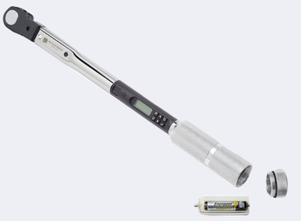 DTC-75 Digital Torque Wrench, Interchangable Head, 900 in Lbs