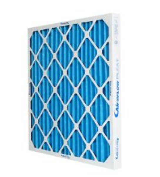 Pleated Filter 20X25X2, Std, Merv 10, 12/Case