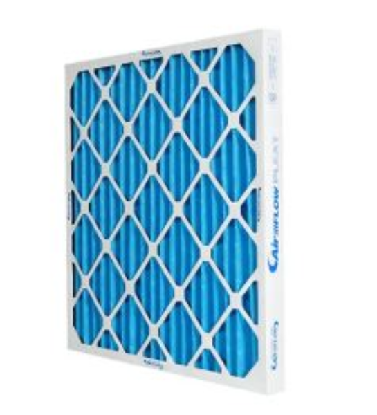 Pleated Filter, Merv 10, 20x20x1, 12/Case
