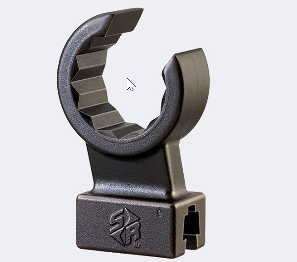 FN, 3/8 Flare Nut Interchangeable Heads for Torque Wrenches, in.