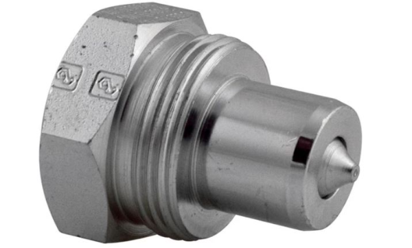 High Flow Hydraulic Coupler, Male Half