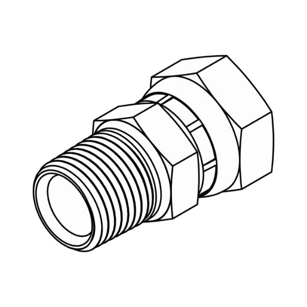 1/4 NPTF(M) x 1/4 NPSM(F) Swivel