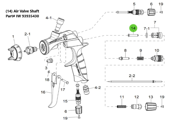 Air Valve Shaft
