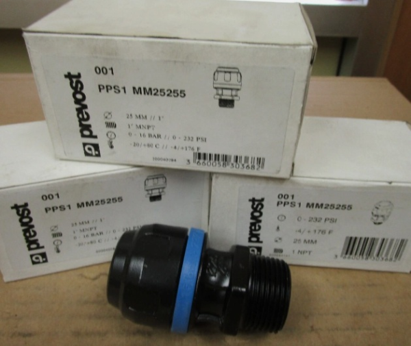 25mm Tube to 1in Mnpt  Connector