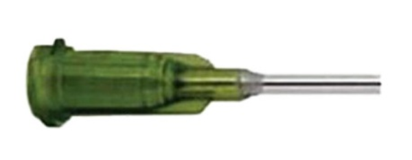 Needle, 14Ga. 1/2in., Ss Olive, 50 Pack