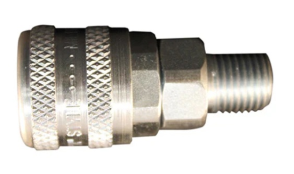 A Style Coupler 1/4 Male Threads