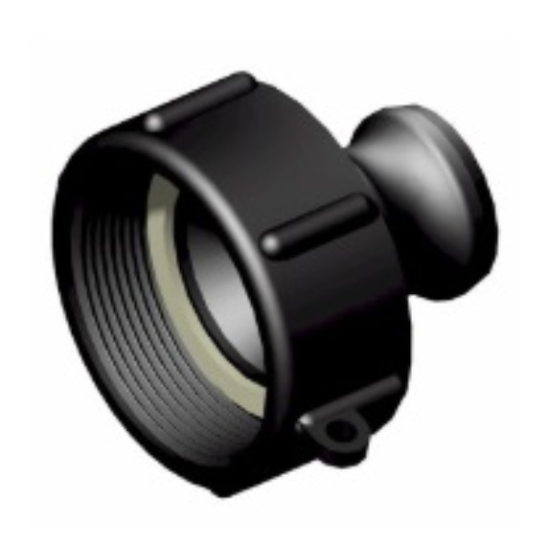2in Female NPS x 1in Male IBC Adapter