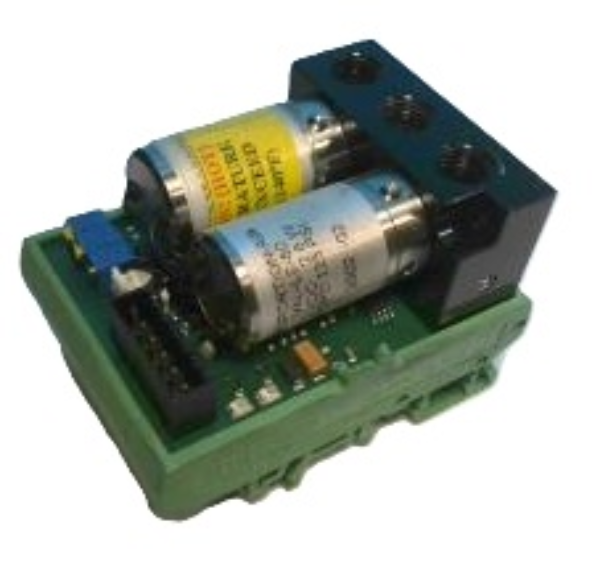 Transducer, Hi-Speed, Hi-Flow, Din Rail Mount, Voltage To Pressure W/Led