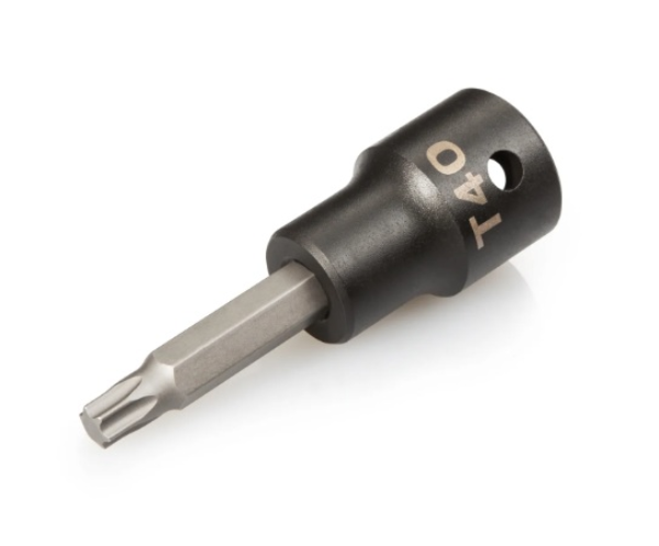 1/2" Sq. Drive T40 Torx Socket Silver Cover Long With Drawing 12919SK1