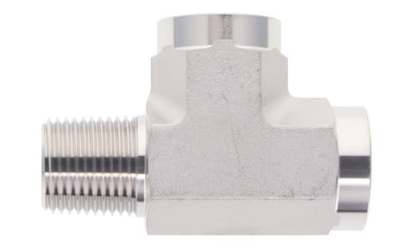 3/8 Male Run Tee, Steel
