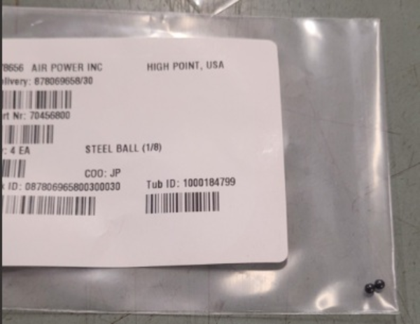 Steel Ball 1/8