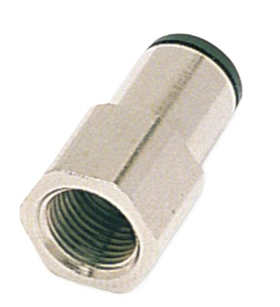 Straight Fem Connector, 5/16 od x 1/4 Npt