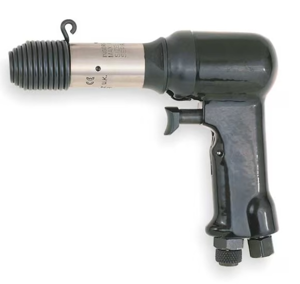 RIVETER-OFFSET HANDLE