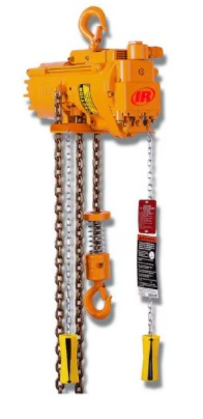 HOIST, AIR, 1 TON, MLK SERIES, STEEL HOOKS, 10 LIFT, 6 DROP