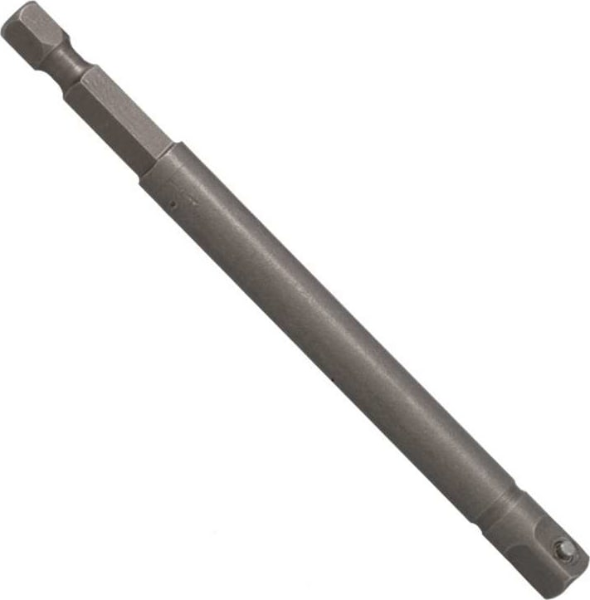 Extension, Covered, 1/4 Hex Drive, 1/4 Sqare, 4 Inch OAL