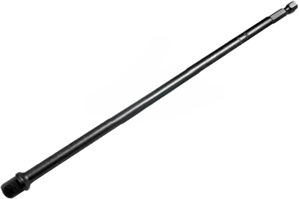 Adapter Cvrd, 1/4 Male Hex Dr, 3/8 SQ, 10 Inch OAL