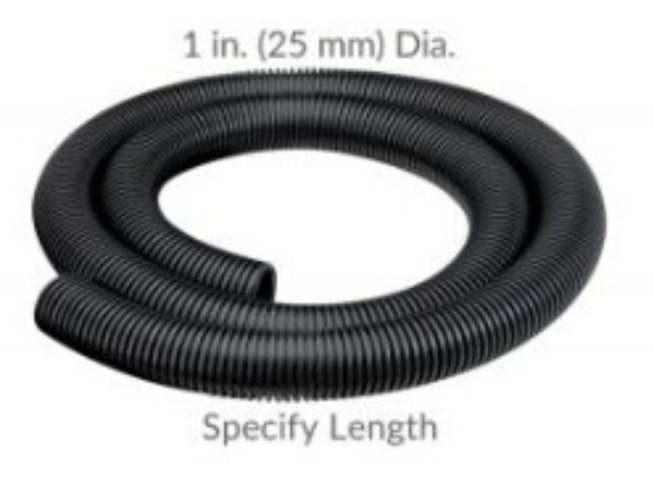 1 in Static Conductive Hose, Black