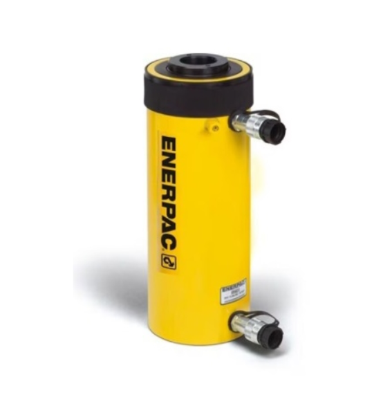 60 ton Capacity, 6.50 in Stroke, Double-Acting, Hollow Plunger Hydraulic Cylinder