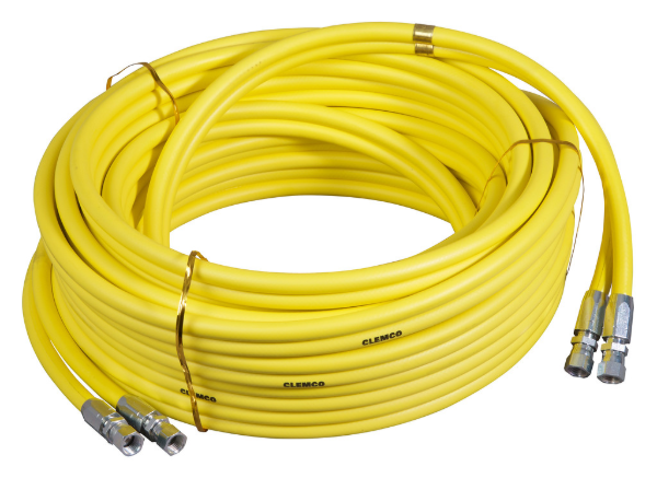 CLEMCO 50FT TWINLINE HOSE, COUPLED