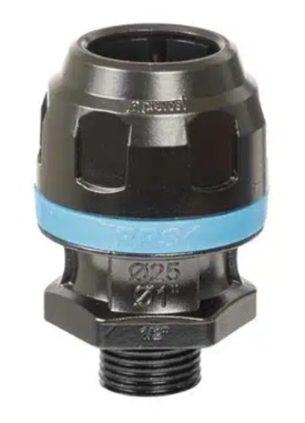 16mm Tube to 1/2in Mnpt Connector