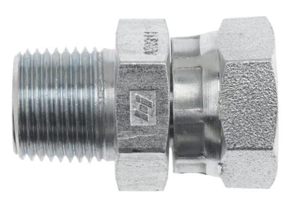 1/4 NPT(M) x 3/8 NPS(F) Swivel Adapter