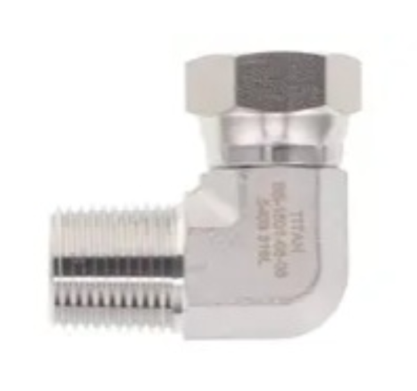 1/4 NPTF(M) x 1/4 NPSM(F) Swivel Elbow