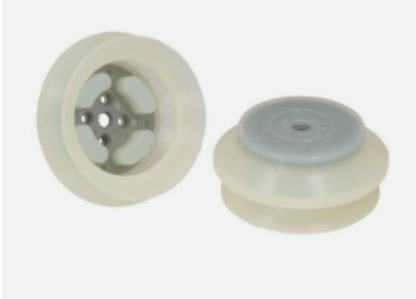 Bellows Suction Cup(Round) w/Optimal Adapter to Uneven Surfaces, FGA 150 SI-70 N010